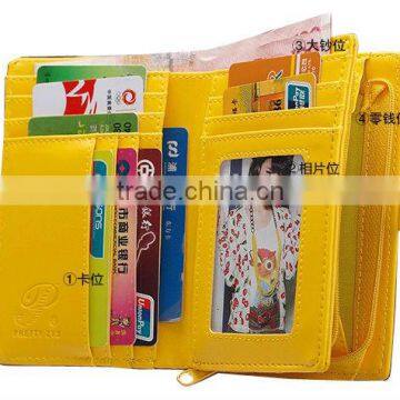 PU Leather Designer Short Women Wallet photo-5