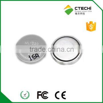 rechargeable battery ML1220,3v button Battery Ml1220,cmos battery