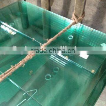 Guangzhou Supply 19mm clear tempered glass for building with certification of as/nzs2208 ,bs6206 ,en12150&sgcc