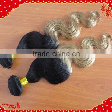 Hot Beauty 100% Human Brazilian Cheap Ombre Hair Extension