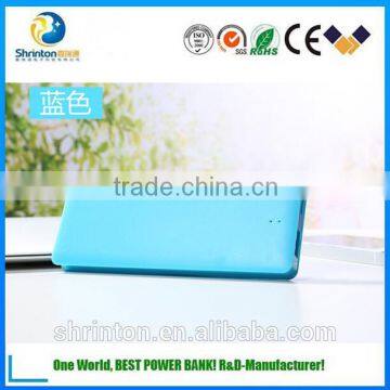 High quality hot sale wholesale 5000mAh slim li-polymer power bank