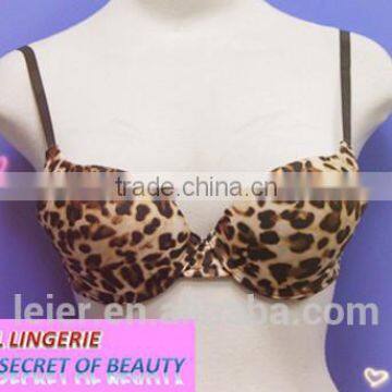 Sexy Animal Printed Bras Extreme Push Up Bras