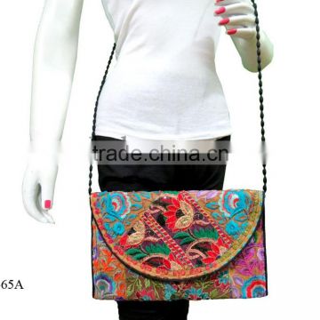 Embroidered custom made mobile and money purse handwork rajasthani bags multicolor stylish bags for girls