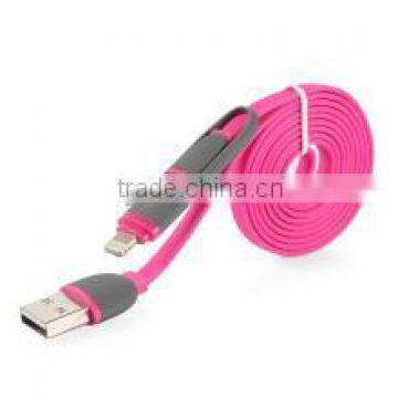 High Quality Data Cable Flat Usb Charging USB Date Cable for Iphone & Samsung S6 photo-5