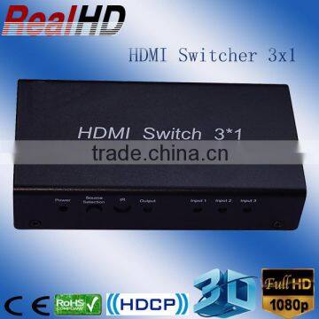 2016 China Factory Best Quality 3x1 Mini V1.3 HDMI Switcher