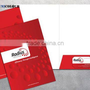 Wholesale a4 Glossy Handmade Kraft Paper File Folder With Pockets photo-5
