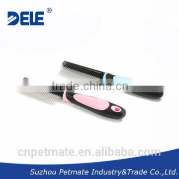 Free samples dog accessories private label dog grooming comb pet grooming and cleaning comb