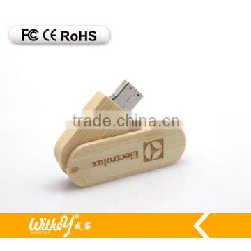 8gb engraving logo wood usb flash drive