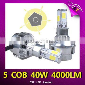 40w 12v-24v H7 Auto Led Head Lights Lamp 9006 9004 H4 Led Headlight H7 H11 Motorcycle Headlight