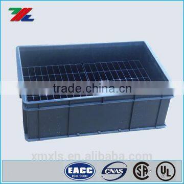 Plastic Storage Baskets Turnover box , Plastic Laundry Basket Container, Plastic Shopping Basket for vegetable and friuts
