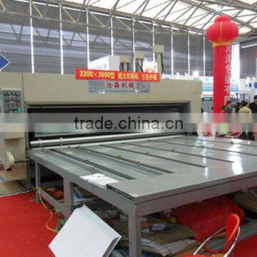 Chain feeder Corrugated carton printer machine with CE