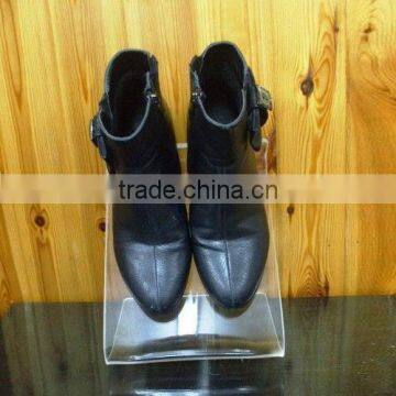 Clear Acrylic Women Shoes Retail Shop Display Holder Stand Riser Rack photo-2