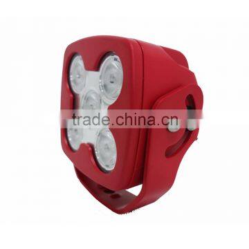High Power 50W Motorcycle Led Driving Lights,led Work Light With Red Surface
