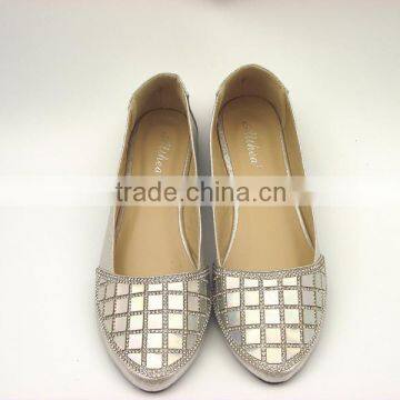 Shining With Diamond Flat Shoe Dress Shoe in Stock photo-5
