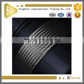 Drawn wire silver smooth 316 stainless steel wire rope price                        
                                                Quality Choice