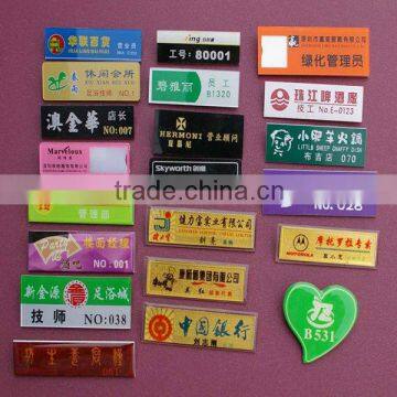 acrylic customized lcd name tag