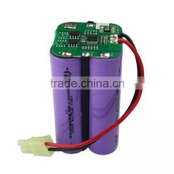 18650 Lithium Ion Battery Pack With PCB 14.8V 2200mAh for Smart Robot, Digital Product Etc photo-3