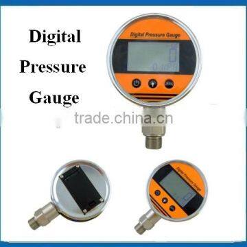 Puressure range 0-100Mpa Digital vacuum gauge with lcd display and Battery supply