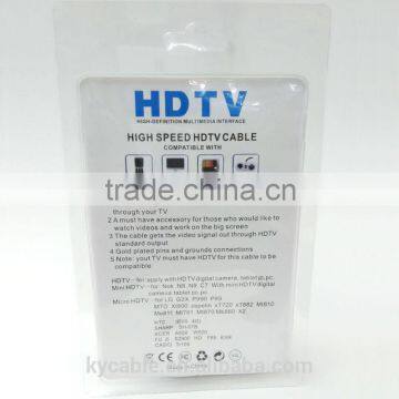 Full HD 1080P 3D Supported HDMI to HDMI/Mini/Micro 3 in 1 Adapter for Mobile Phone/camera/monitor/projector/computer photo-4