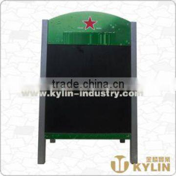 double side outdoor use blackboard