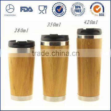 Bulk Supply Natural double wall bamboo coffee cup/bamboo cup mug                        
                                                Quality Choice