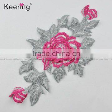 New wholesale 3D flower embroidery patch decoration