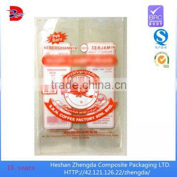 Green Bean Bag Center Seal Laminated Material Snack Packaging Plastic Bag photo-2