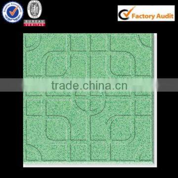 unpolished concave surface ceramic kitchen tile green