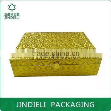 golden makeup set cosmetic gift box with handle