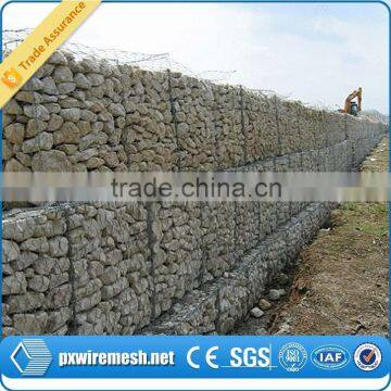 china alibaba flood gabion box/ rigid mesh for gabion/ hexagonal gabion mesh