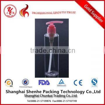 160ml pump sprayer clear cosmetic plastic bottles