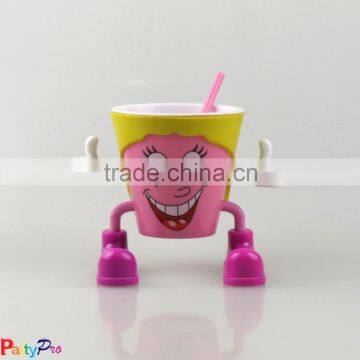 2016 promotional cartoon plastic ice cream cup ice cream box