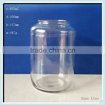 855ml glass storage jars with good price