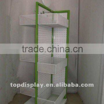 floor wire display shelf