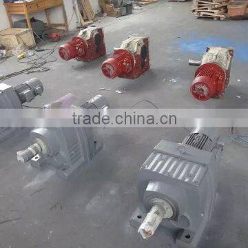 R67 RF67 Ratio of 4.29 ~ 199.81 gear box motor helical gears hardened tooth surface modular one-piece gear speed reducer