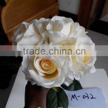 Artificial Flower Bush or Silk Flower Bush Home Decoration Flower Boquet photo-4