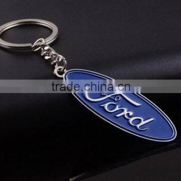 Personalized cheap metal custom car logo keychain