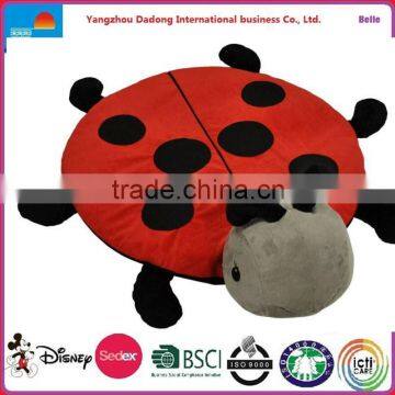 Ladybug Plush Toys Play Mat / Plush Ladybug Play Mat / Plush Baby Play Mat