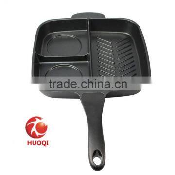 HQ Die-casting Aluminum Non-stick Coating 3 in 1 Master Pan Frying Pan photo-2