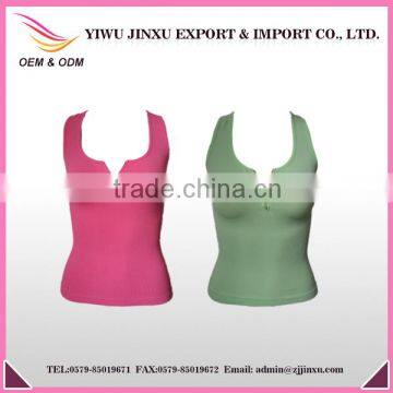 Wholesale Cheap High Quality Kids Tank Top Children Blank Tank Top with Zipper