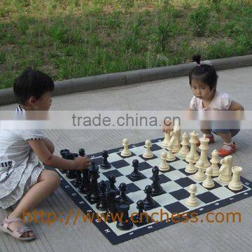 giant chess set with PVC mat