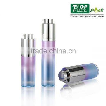 Fashion Gradient Color Airless Bottle,15ml 30ml 50ml Airless Bottle