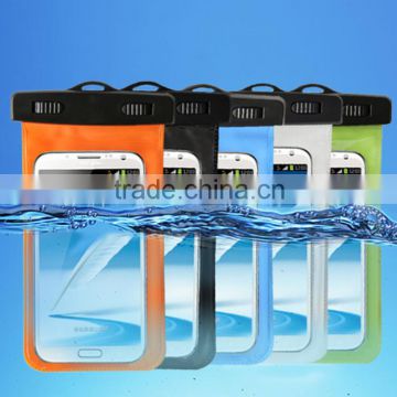 Factory direct waterproof phone dry bag with sling,PVC mobile pouch case