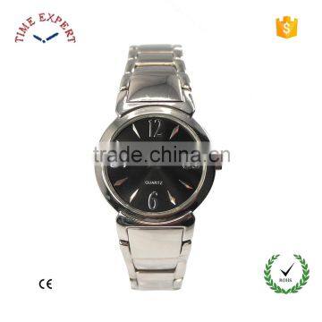 Classic stainless steel quartz watch for lady watch