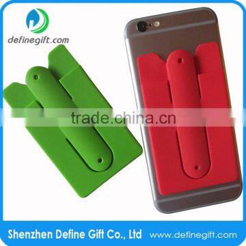 Factory Supply 3m Sticky Silicone Slap Mobile Phone Card Holder Stand                        
                                                                                Supplier's Choice