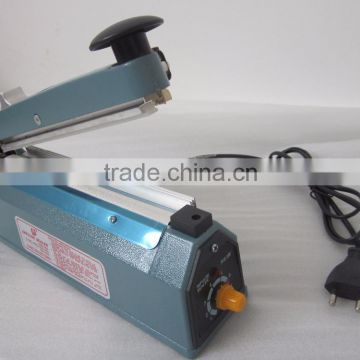 Manual Electric Hand Bag Sealing Machine for Plastic with cutter (WD-PFS-300C)