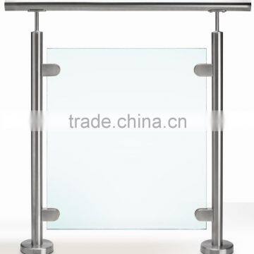 Stainless Steel Handrail Balustrade Post Glass Deck Railing Systems photo-4