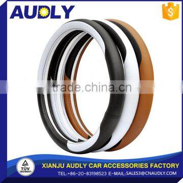 New design high quality PU leather Cute Customized Steering Wheel Cover