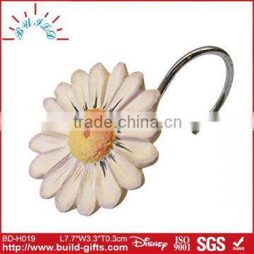 decorative shower curtain hooks