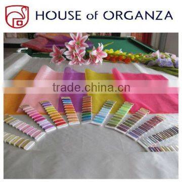 Colorful Organza Sheets for flower wrapping with hot cut edge